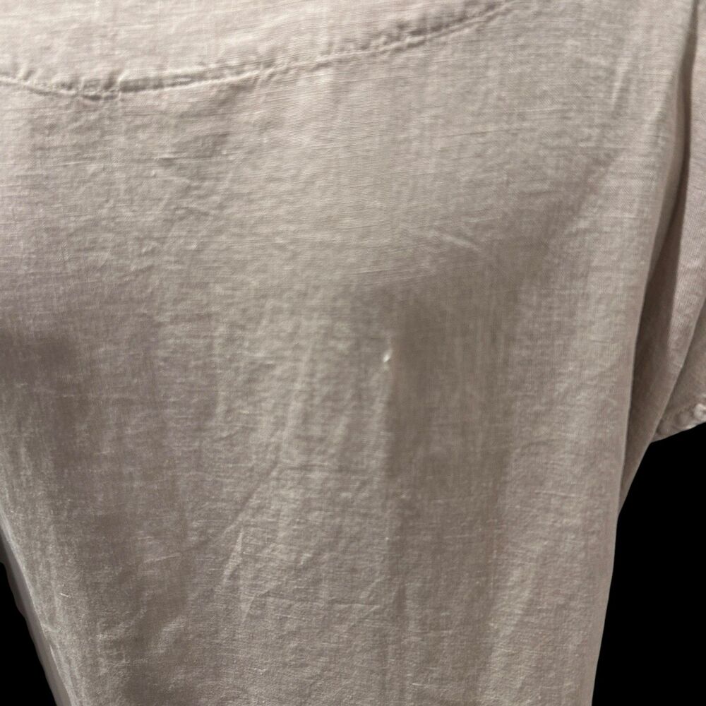 Bryn Walker Tapioca 100% Linen Tunic Style Top Lagenlook Size Small Sleeveless - Picture 8 of 10